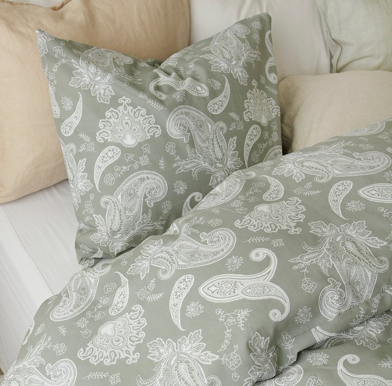 Påslakanset Borganäs of Sweden Tilly Enkelsäng Grön