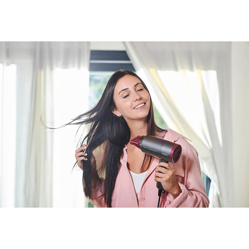 Hårtork Solac Hair&Go Ionic 1800 Hopfällbar