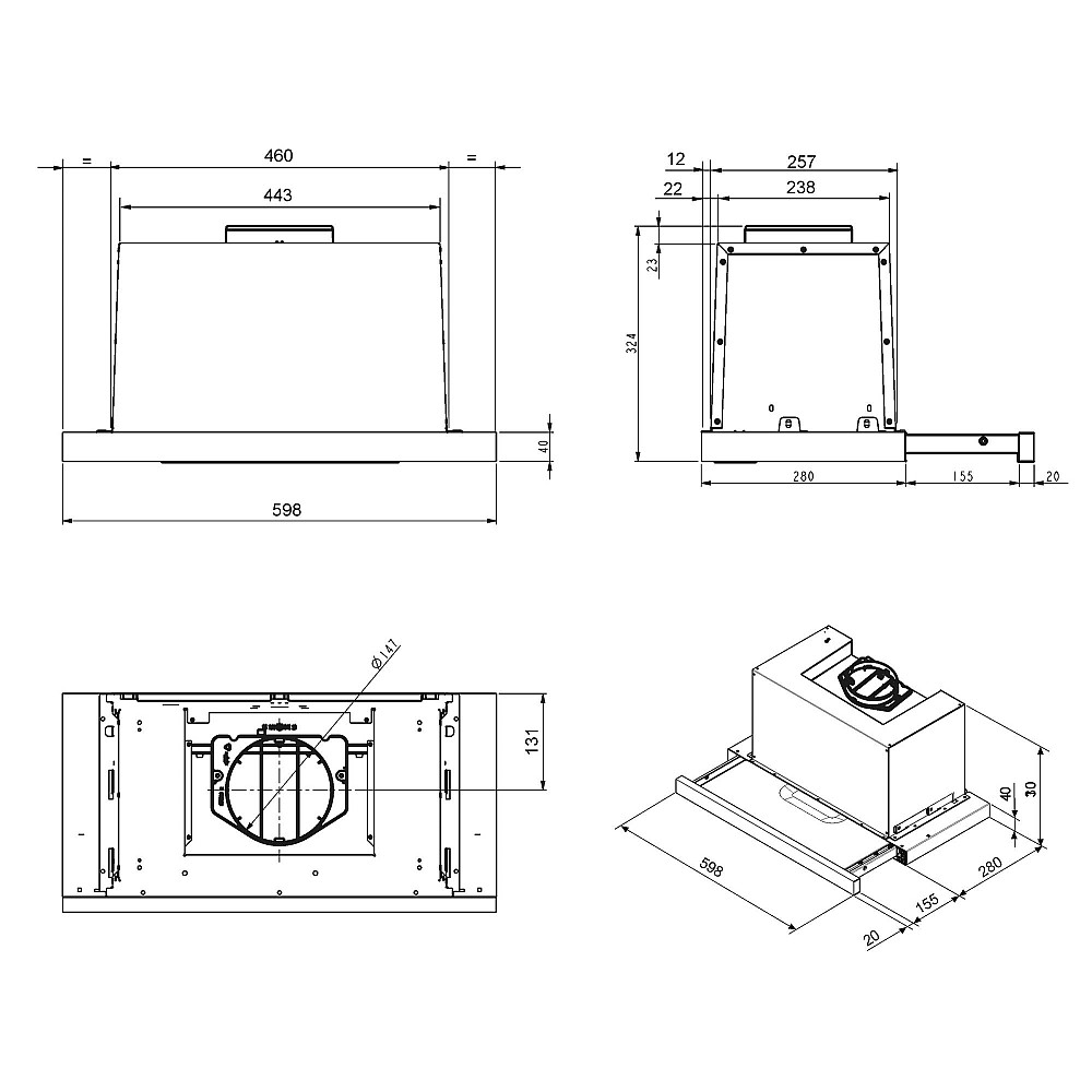 Kökspaket Smeg SF6200TB + SI2B22641D + STL262D + KSET600XE
