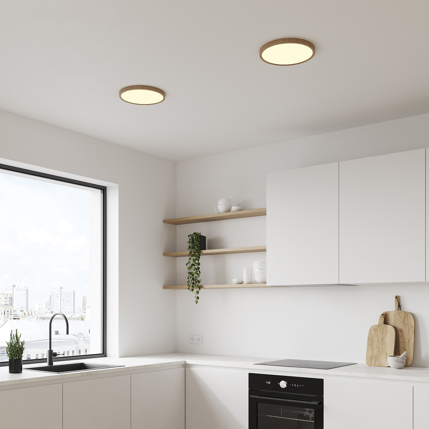 Plafond Nordlux Oja 29 IP20 2700K Step-Dim Natur