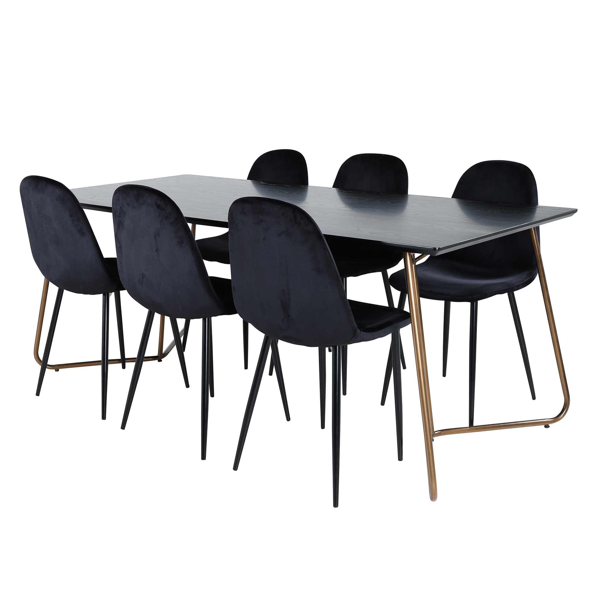 Matgrupp Venture Home Annika med 6 Pobbie Stolar