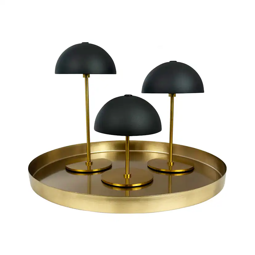 Bordslampa Dyberg Larsen Along Mini 3-pack med Bricka