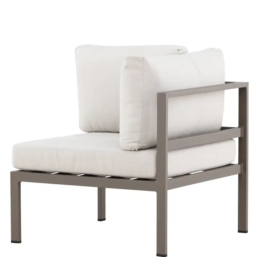 Copacabana Sofa Module Corner - Brown / Beige Brown / Beige