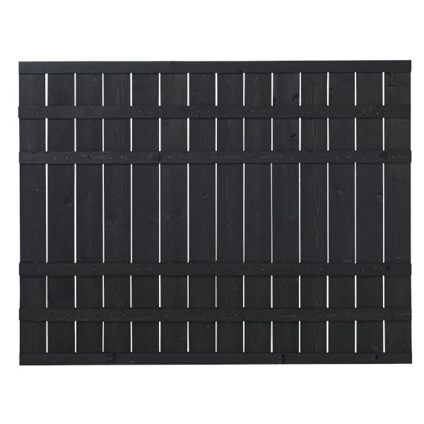 Skärm PLUS Rustik 180x138 cm Svart