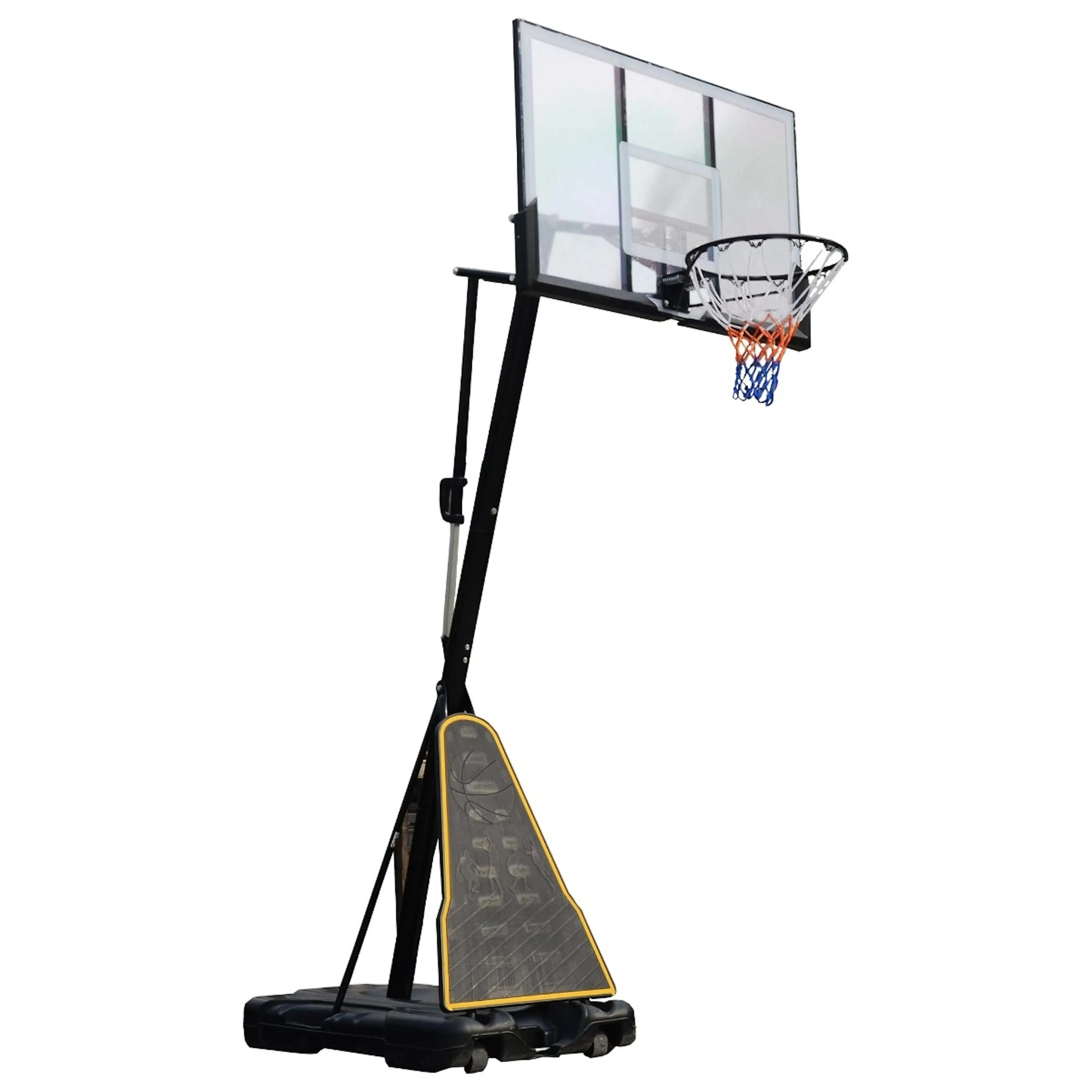 Basketställning ProSport Pro Justerbar Basketkorg med Hjul 2,45-3,05 m