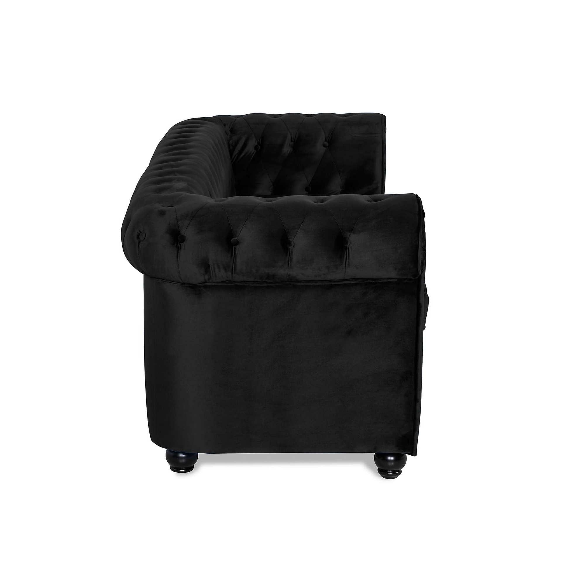 Bäddsoffa Manor House Chesterfield Lyx 3-sits Sammet