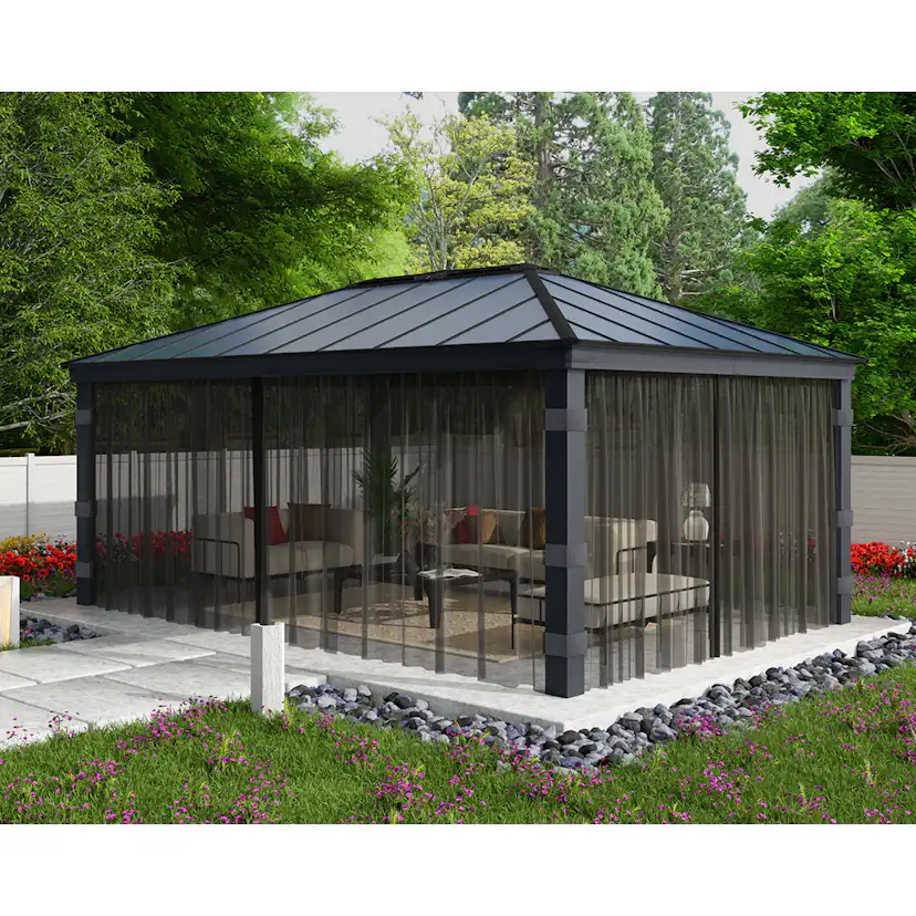 Myggnät Canopia by Palram Set Till Dallas Gazebo 4,3 X 6 m
