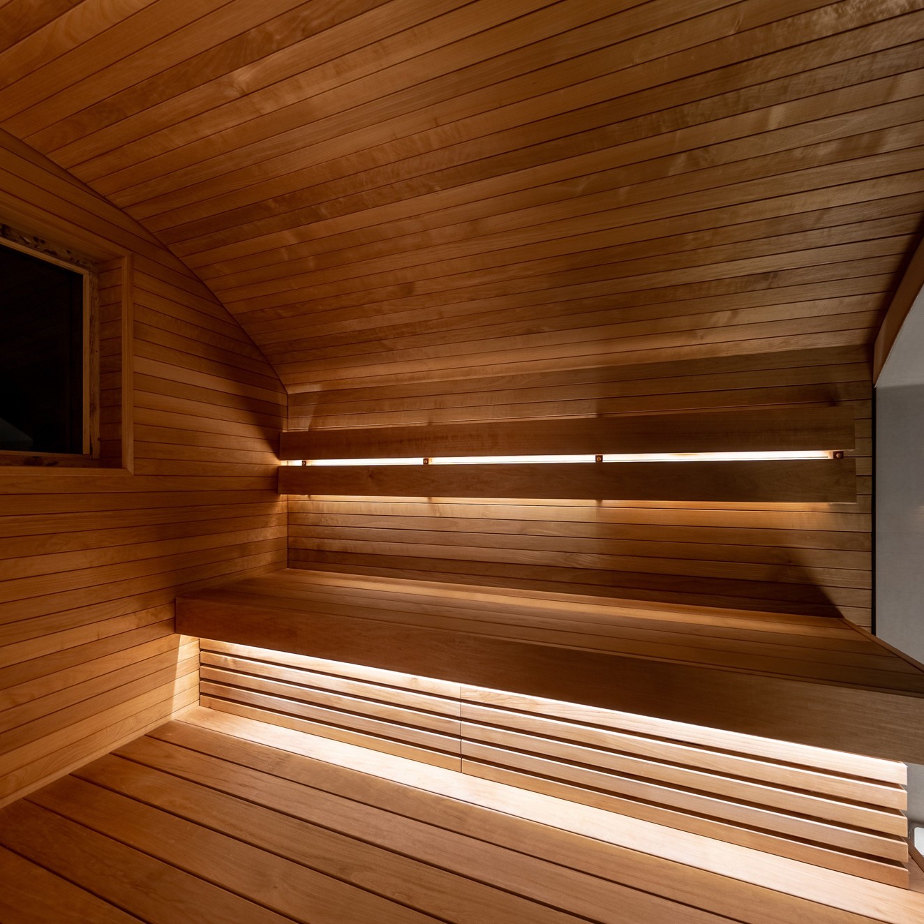 Bastupanel Sauna Sweden STS4 Fingerskarvad Asp15x120x2400 mm 6st/pkt
