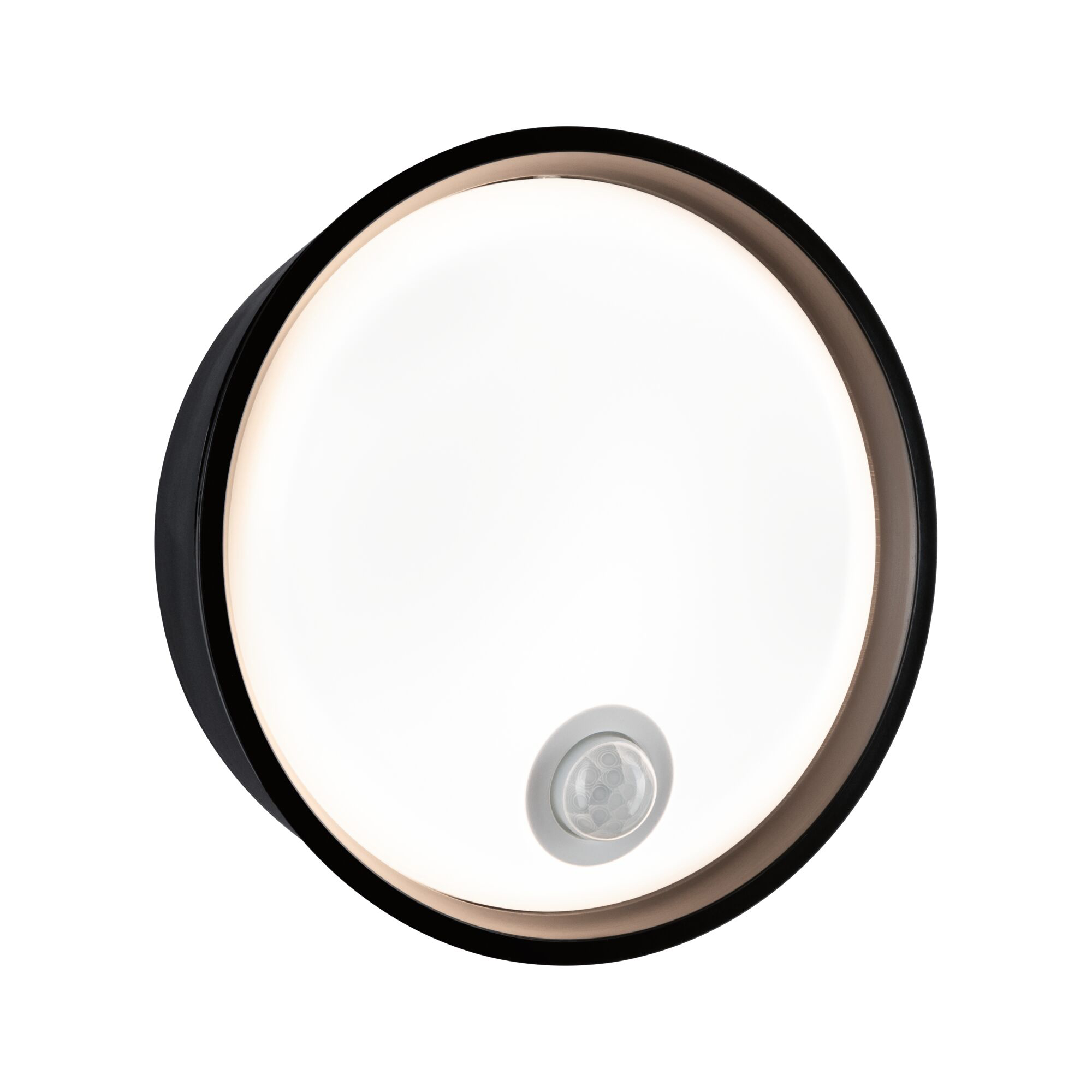 Fasadbelysning LED Paulmann Platomo Seawater Resistant IP44 230V Design: med Skymningsstyrd Rörelsedetektor, Färg: Svart