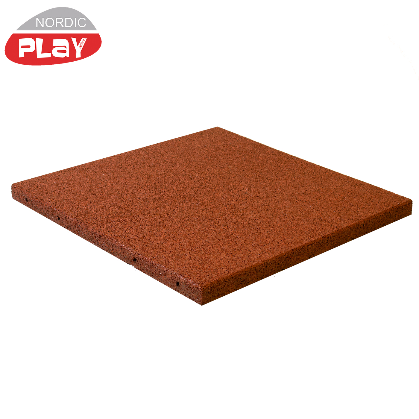 Gummikakel 500 x 500 x 30 mm röd NORDIC PLAY Active Färg: Röd