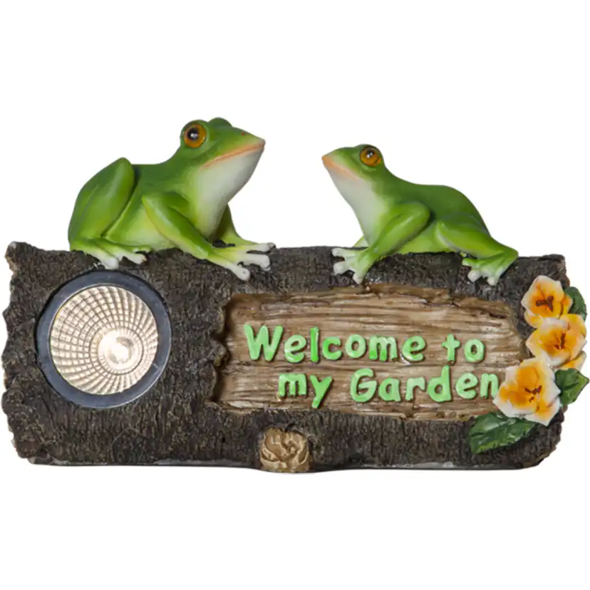 Solcellslampa Star Trading Frogy