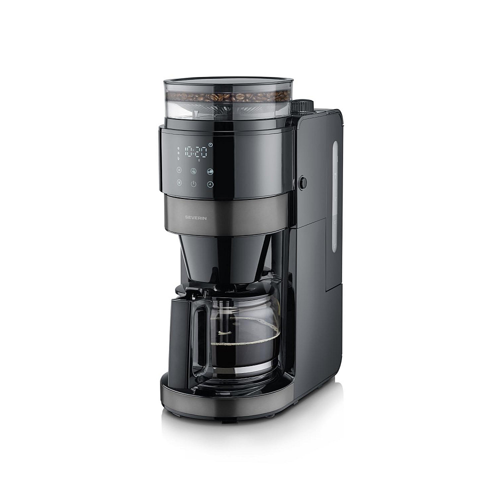 Kaffebryggare med kvarn Severin Dark Inox KA 4830