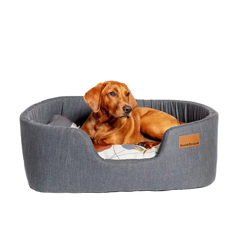 Hundbädd Danish design Colour Block Steel Lux Slumber Bed