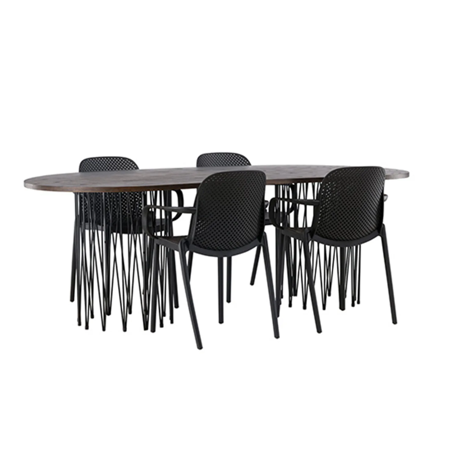 Matgrupp furniture/fashion Stone med 4 Baltimore Stolar