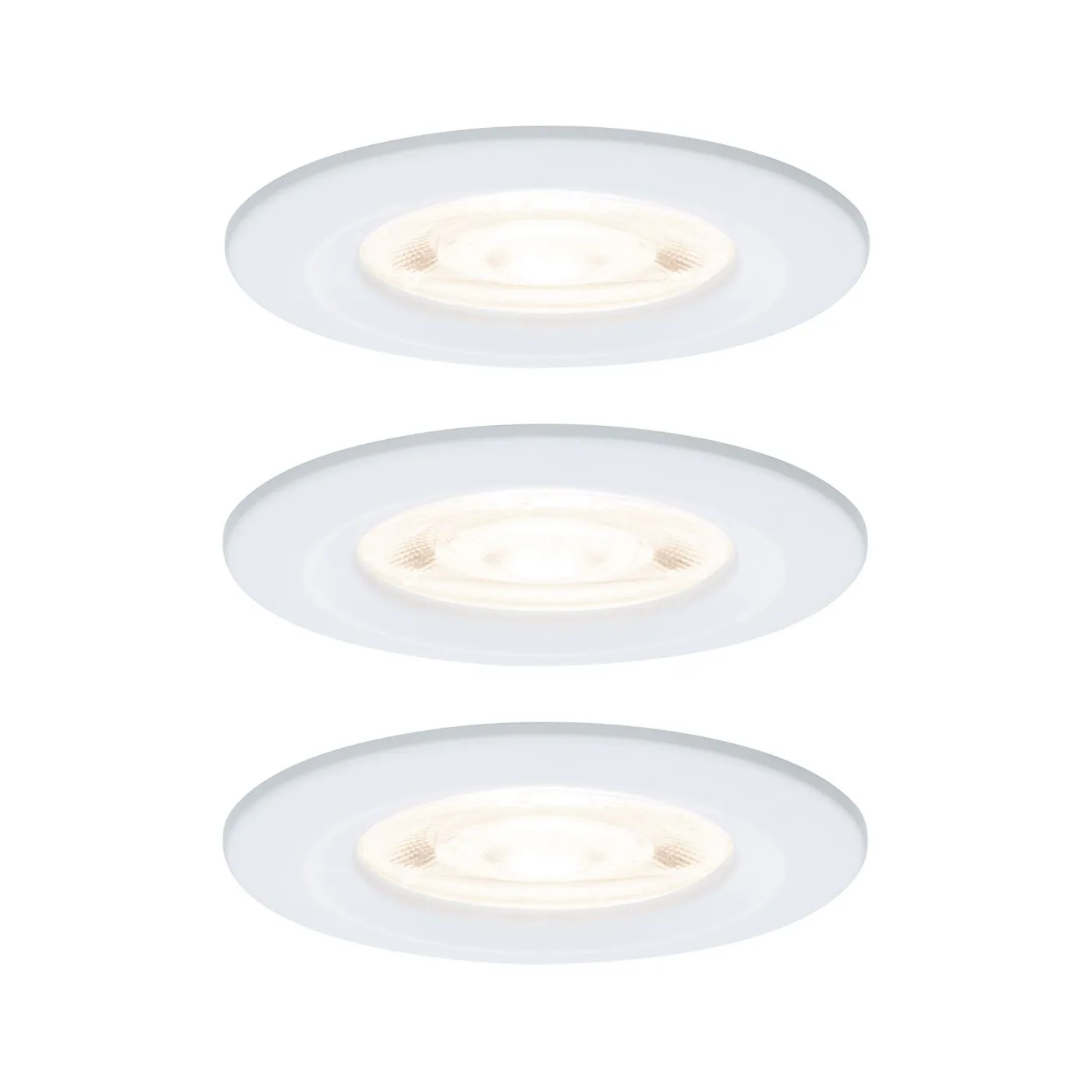 Downlight Paulmann Nova GU10 Flat Rigid Matt vit, Fast, Ja, 2700 K