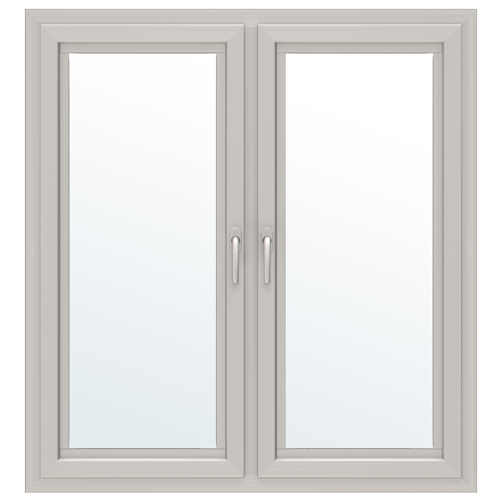 Sidohängt Fönster NorDan HelAlu 3-Glas 2-Luft Aluminium