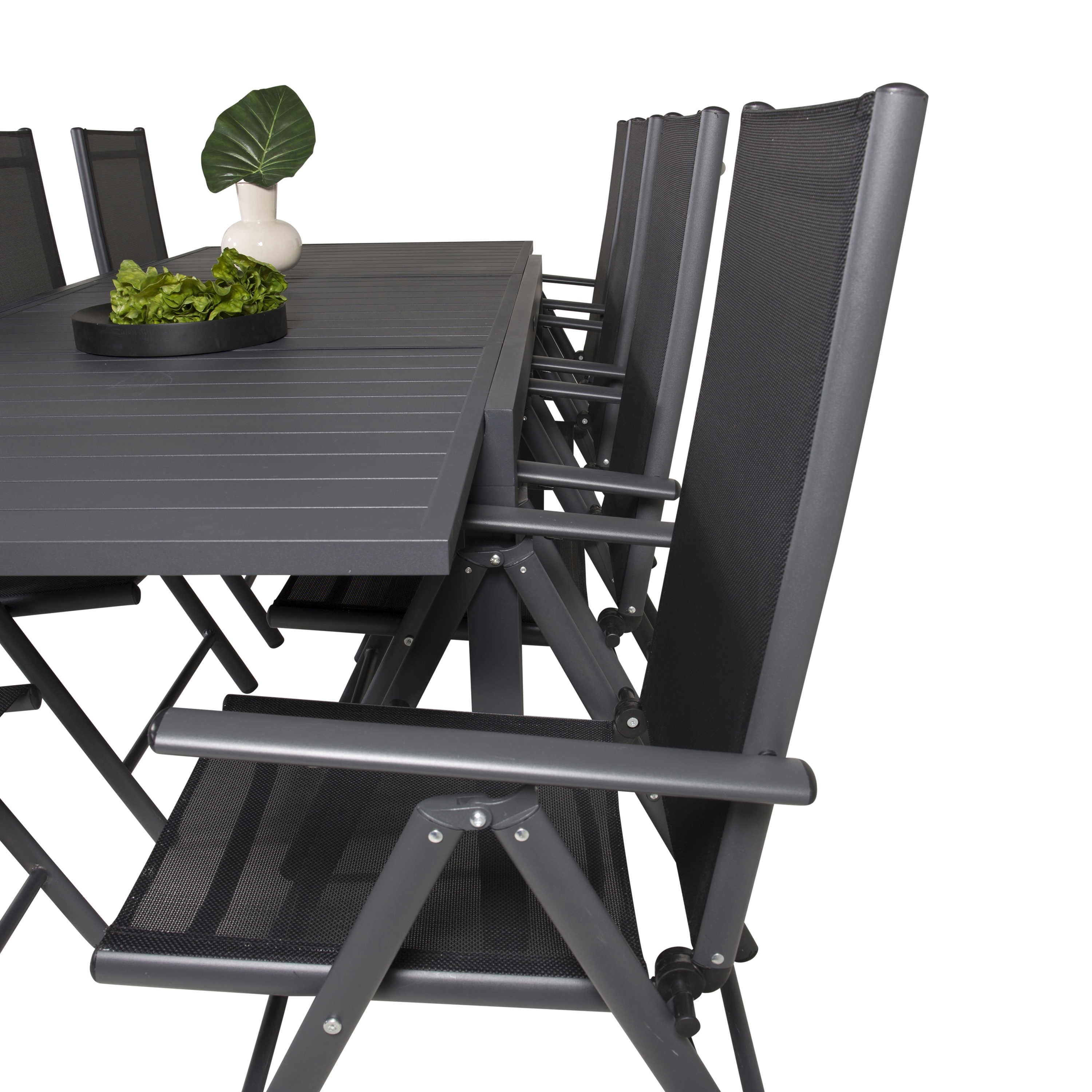 Matgrupp Venture Home Madrid 160/240 med 8 Bront Matstolar