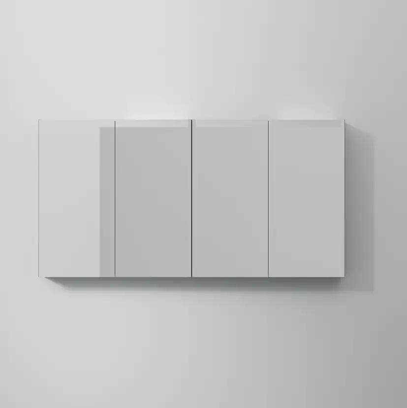 Spegelskåp Stage Plus 140, Black Oak, 4 Luckor,1400x720x140 Bredd: 1400 mm, Black Oak, Dubbla luckor
