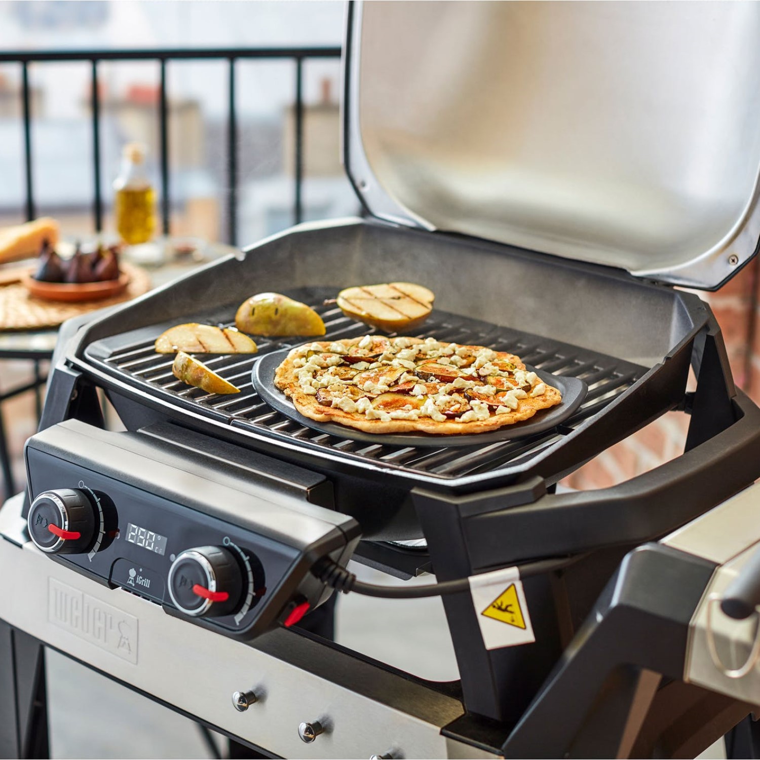 Elgrill Weber Pulse 2000 med Dual Zone-System & iGrill-Teknologi