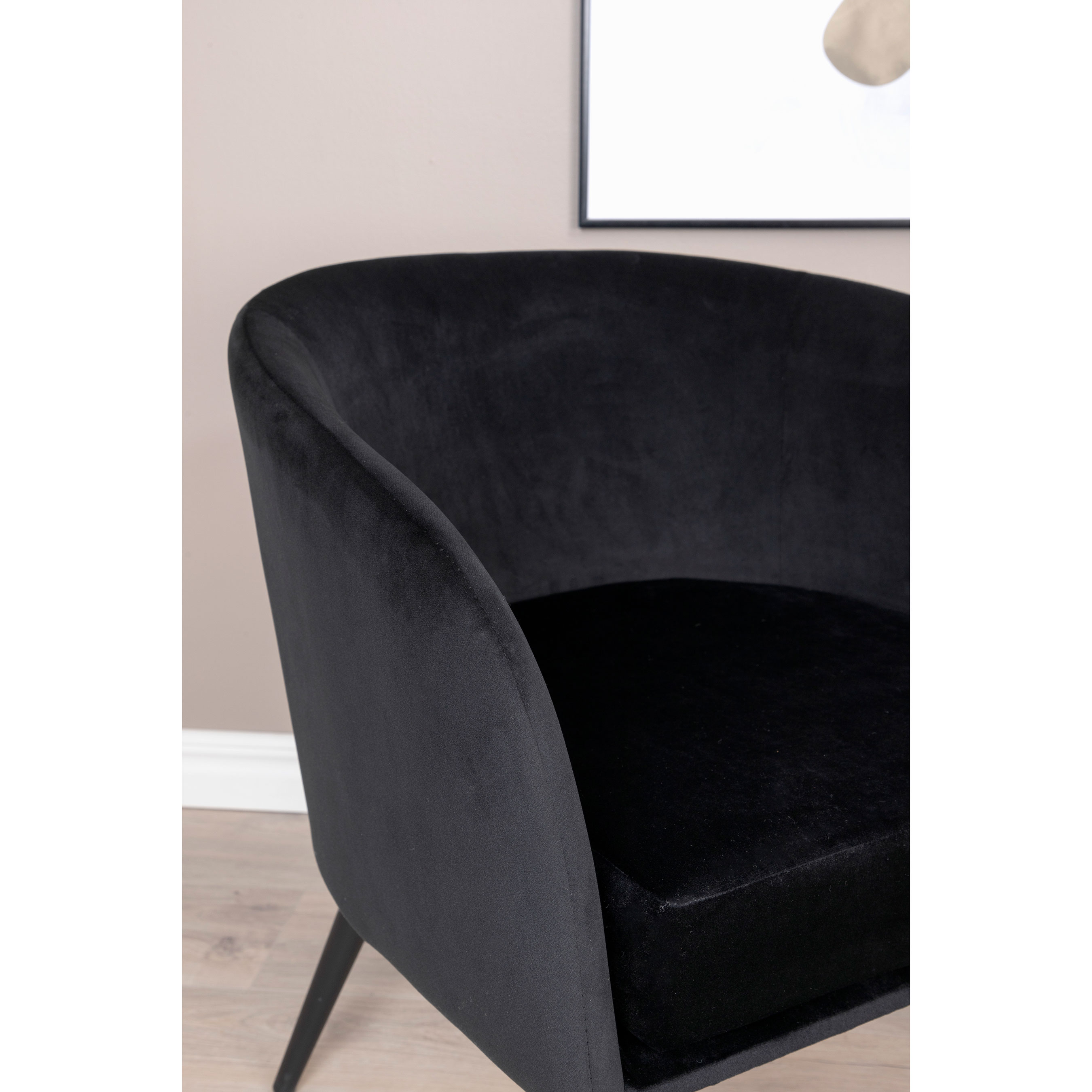 Fåtölj Venture Home Fluffy Sammet