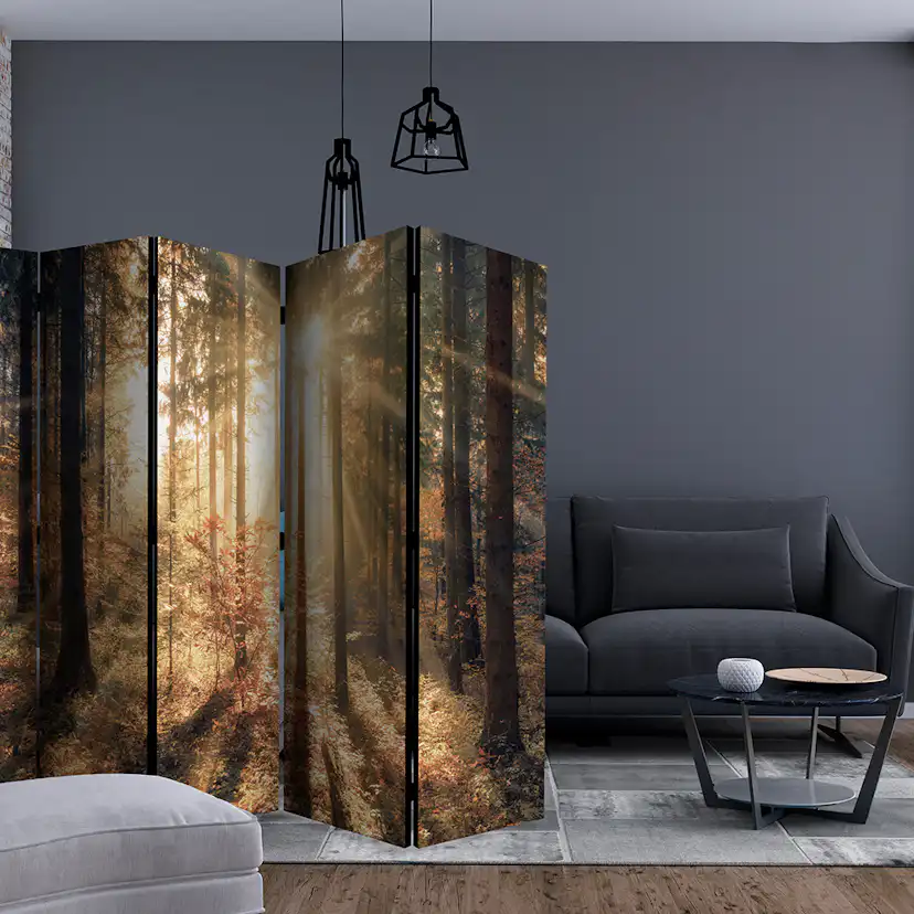 Rumsavdelare Skärmvägg Arkiio Autumnal Forest III 225x172 cm