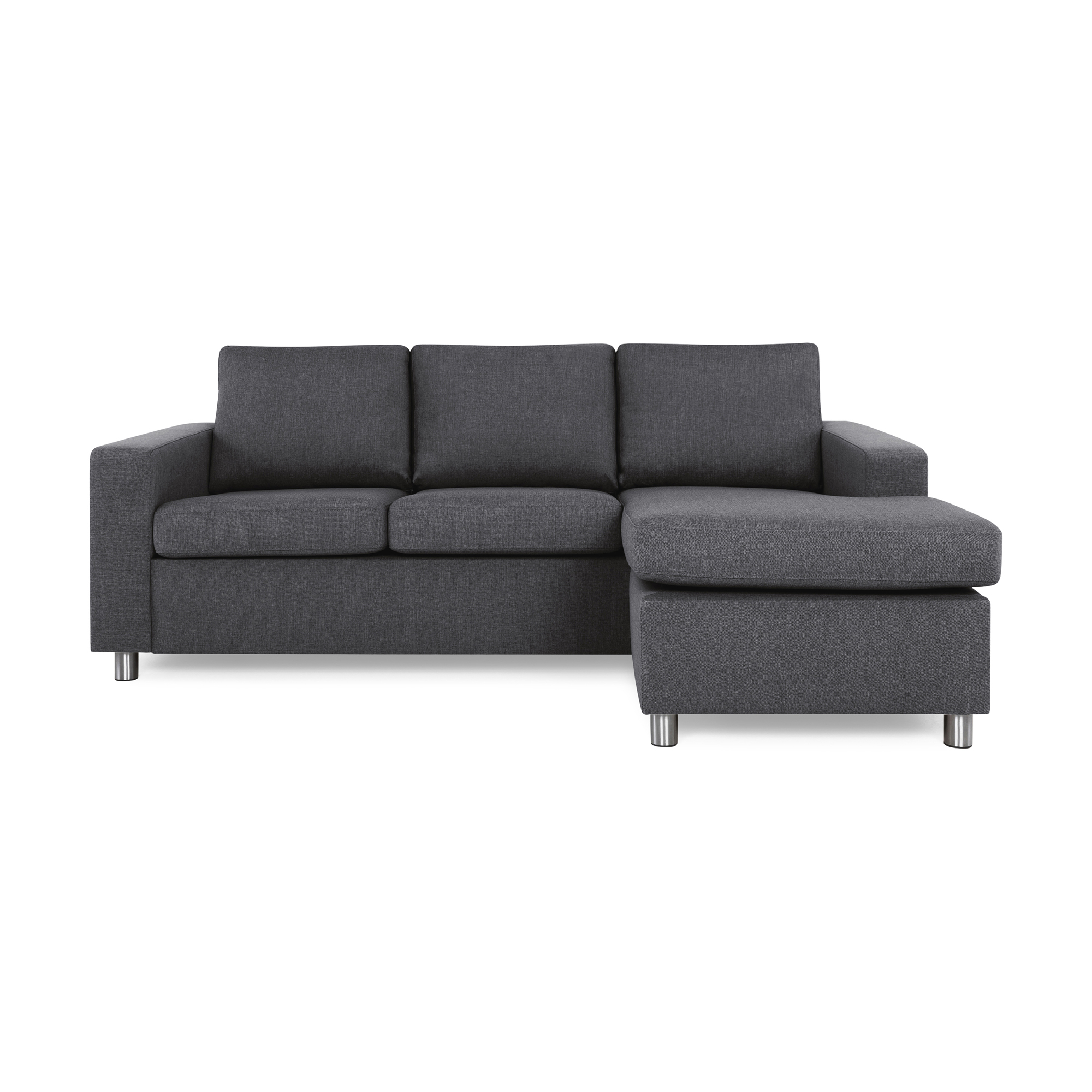 3-sitssoffa Basic Home Crazy Vändbar L-formad Divan 215 cm