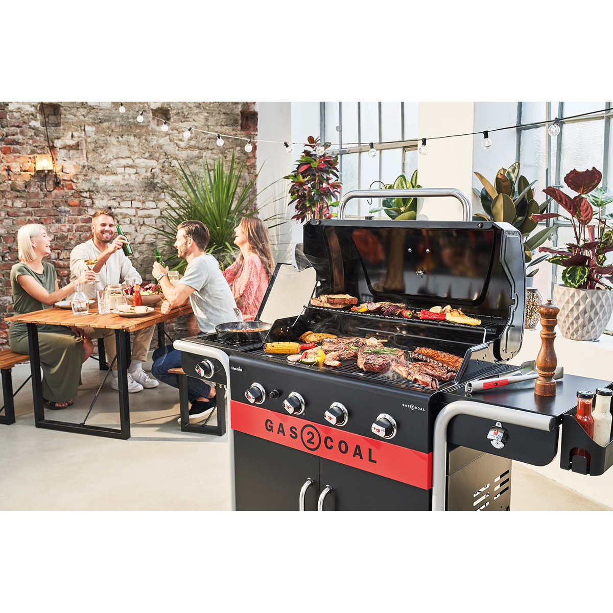 Hybridgrill Char-Broil Gas2Coal 2.0 4B