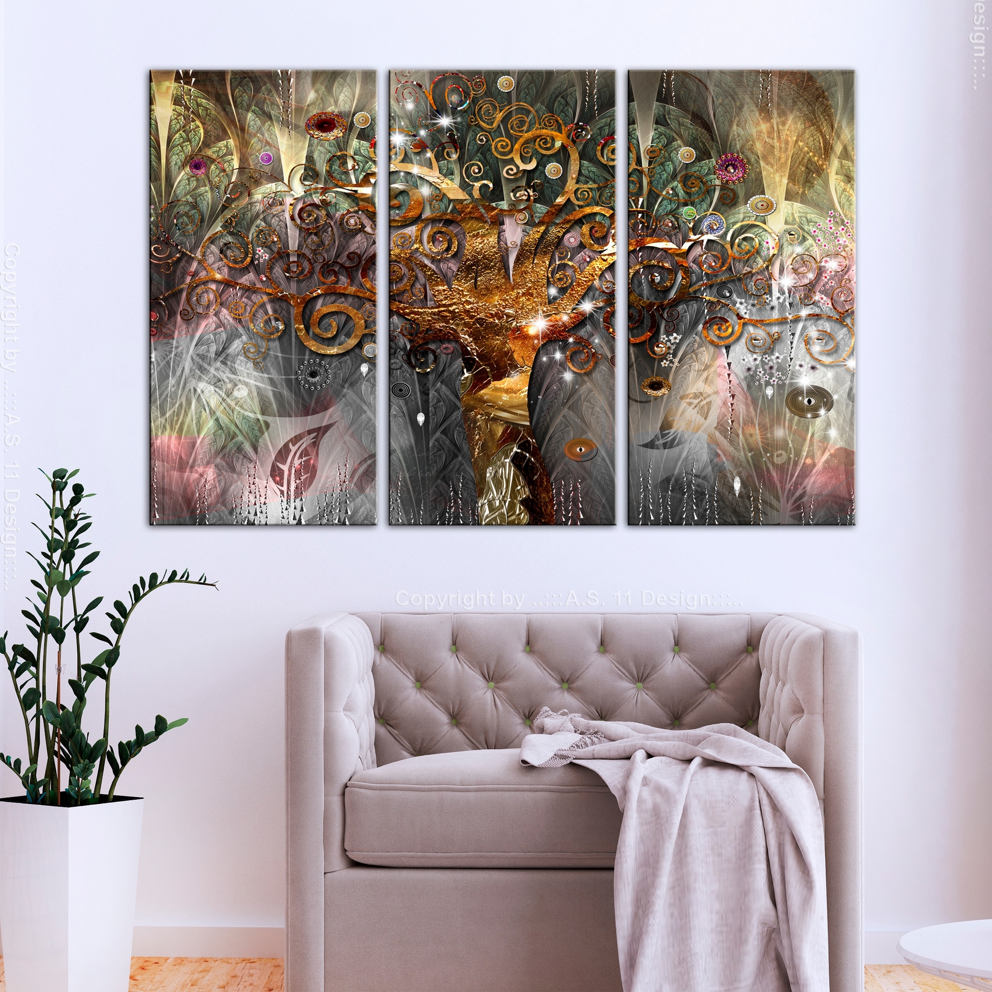 Tavla Arkiio Golden Tree 3 delar