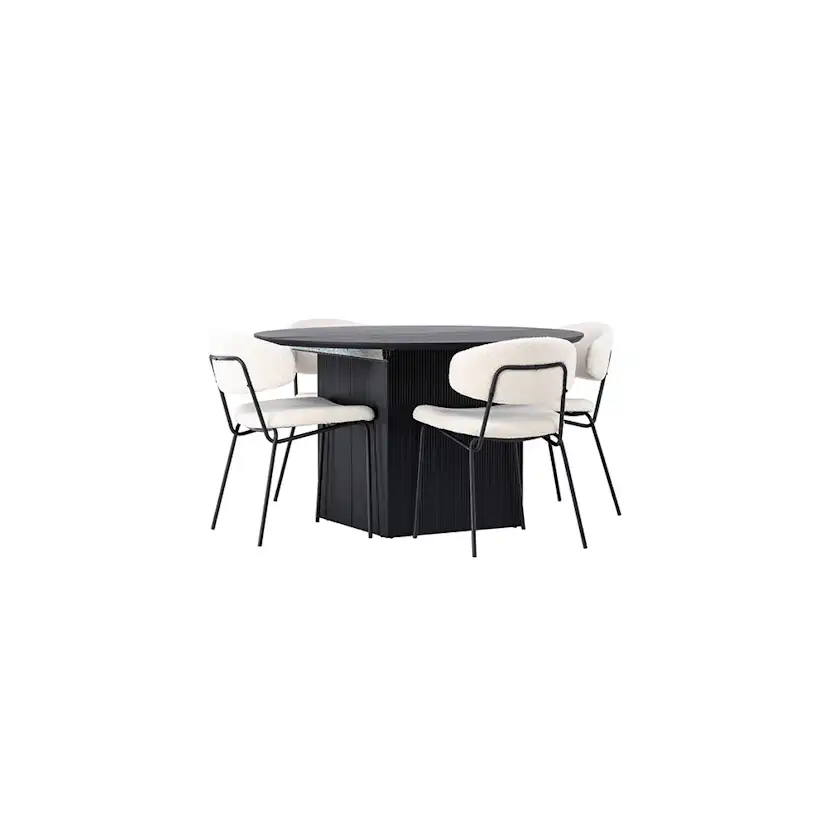 Matgrupp Venture Home Matilda med 4 Chico Stolar