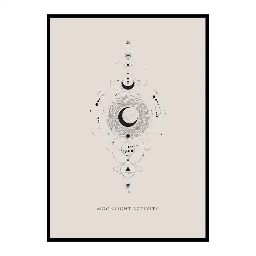 Poster Gallerix Moonlight Activity No1
