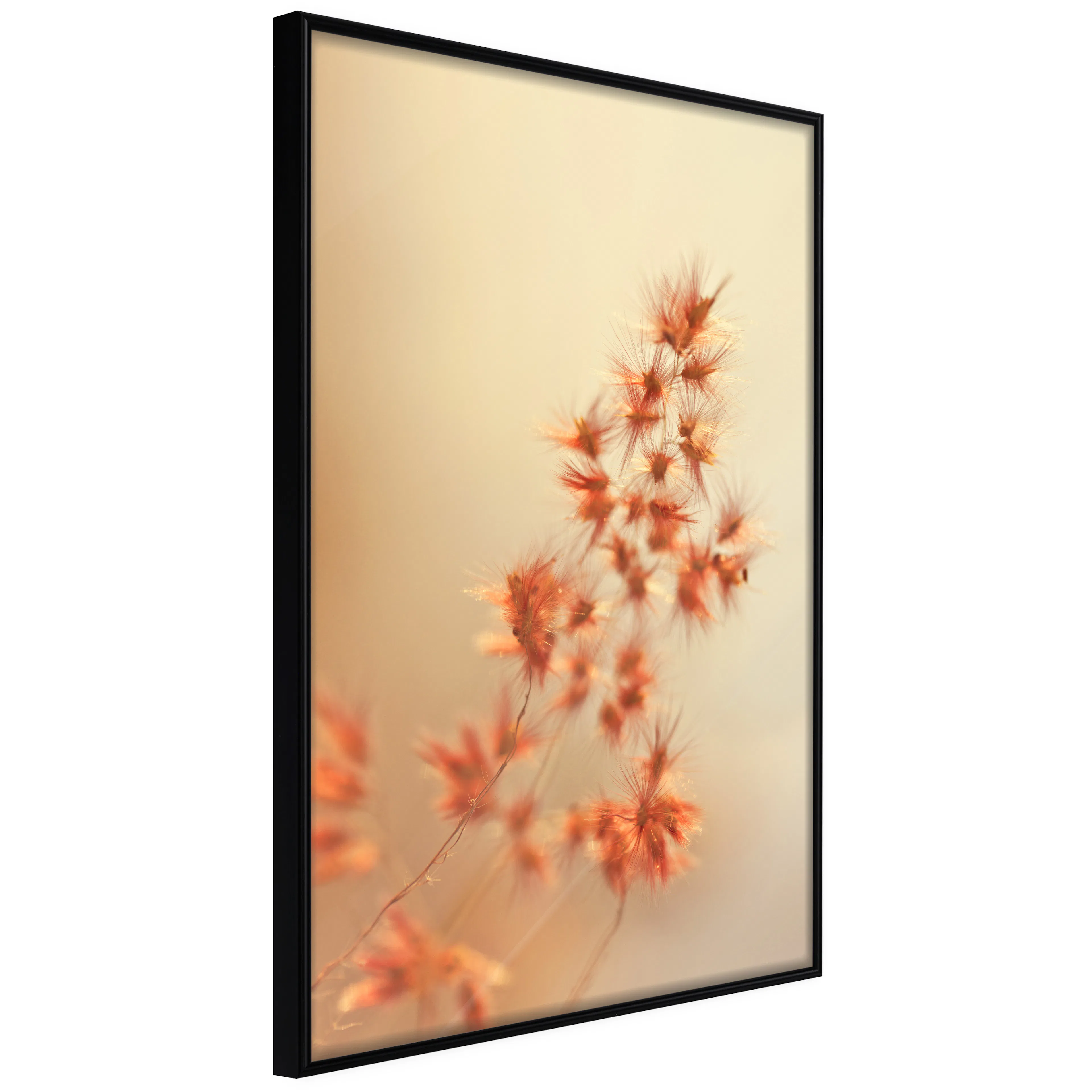 Affisch - Fiery Grass [Poster] 30x45 Svart ram, 30x45 cm