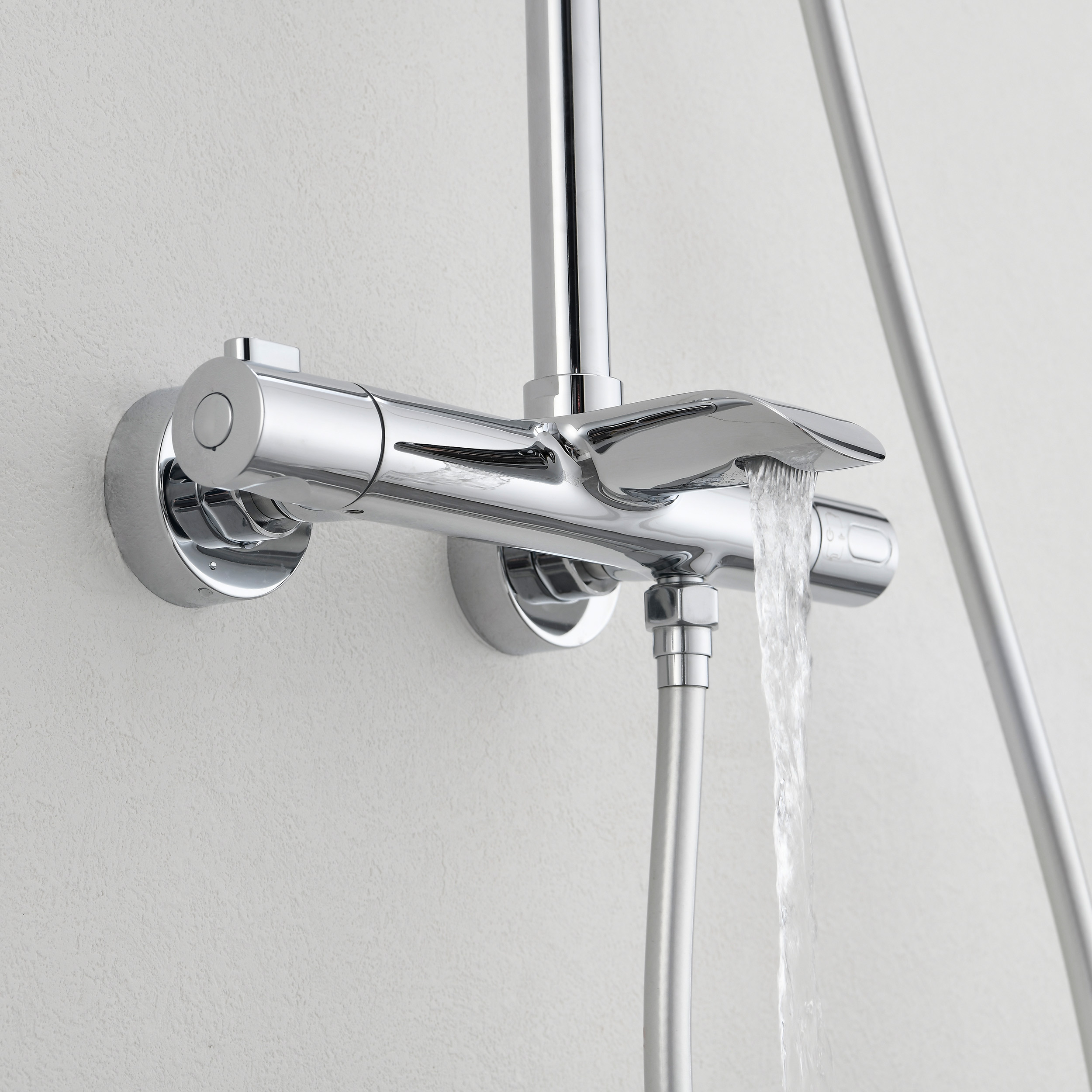 Takduschset Bathlife Svalla med Badkarsblandare