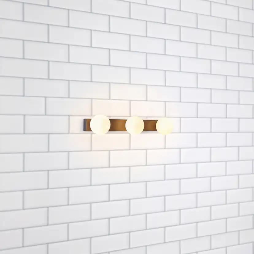 Vägglampa Markslöjd Mini 3L Svart/Vit