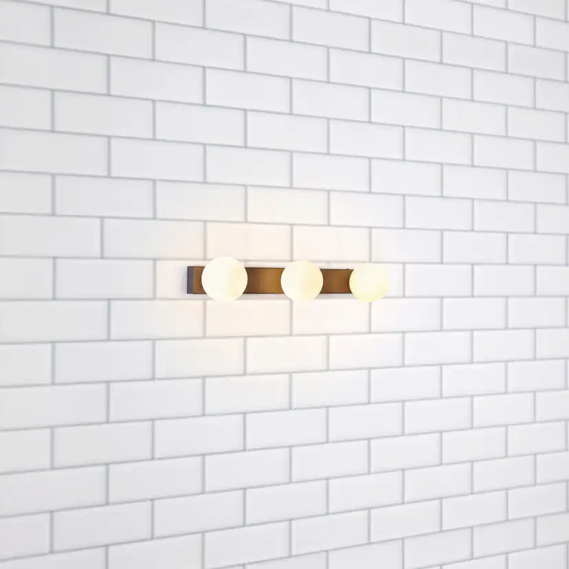 Vägglampa Markslöjd Mini 3L Svart/Vit