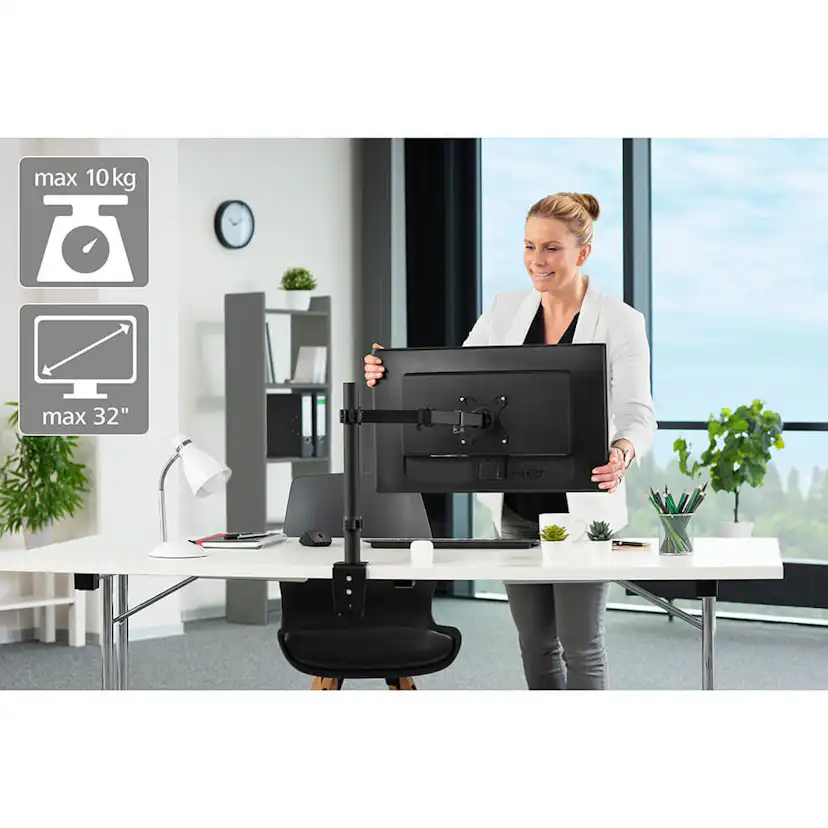 Monitorfäste Hama För En Bildskärm XL Svart 13-32"