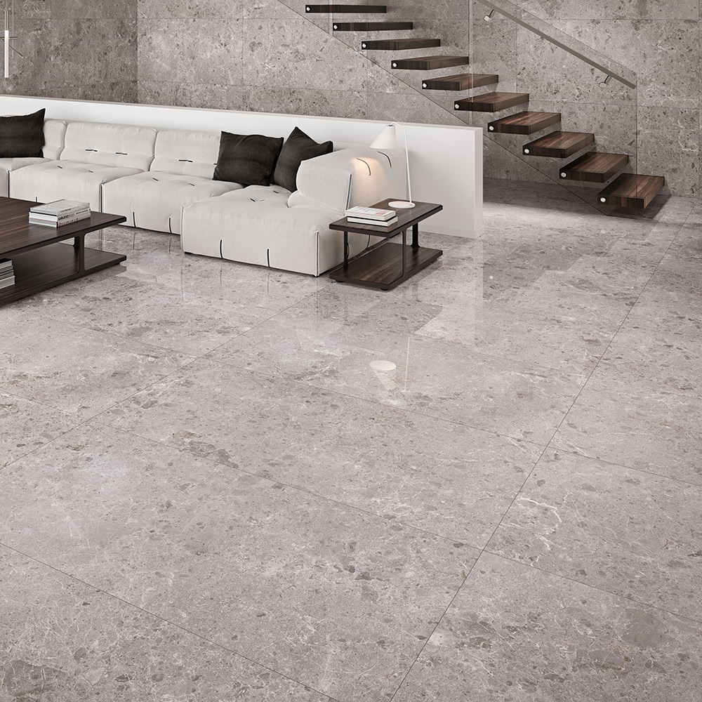 Klinker Tenfors Artic Gris Marmor Blank 78x158 cm