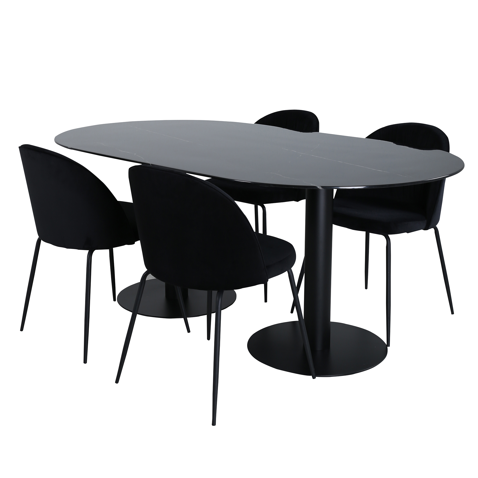 Matgrupp Venture Home Oslo med 4 Wrigley Stolar