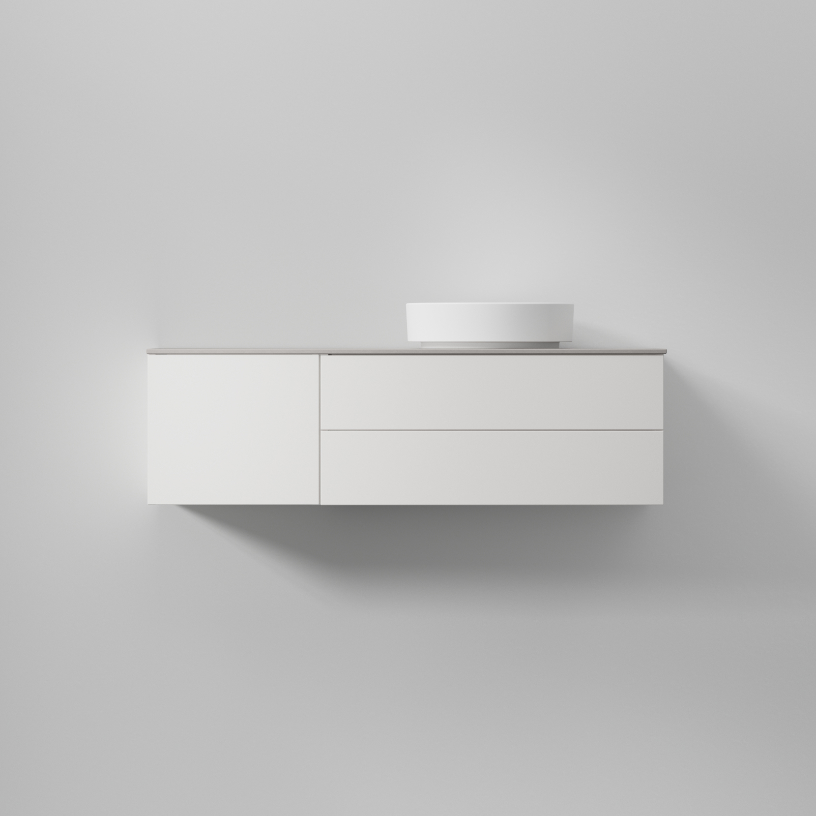 AIR Solid 120 A,White,2 lådor (H), Lucka (V),1196x350x450 2 lådor (H), Lucka (V)