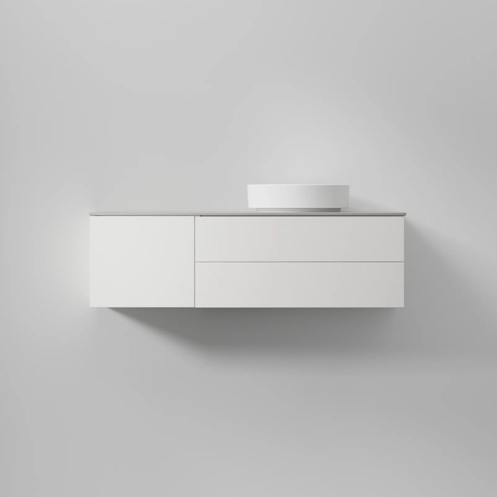 AIR Solid 120 A,White,2 lådor (H), Lucka (V),1196x350x450 2 lådor (H), Lucka (V)