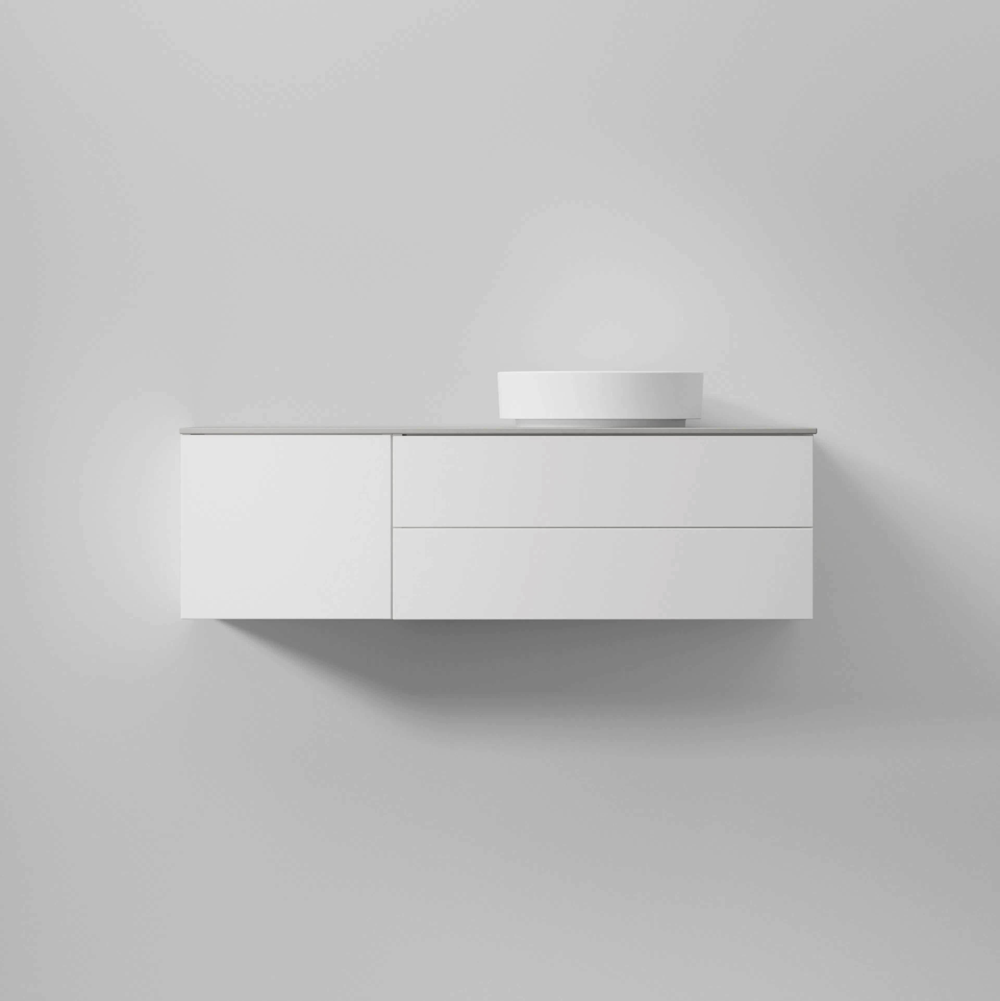 AIR Solid 120 A,White,2 lådor (H), Lucka (V),1196x350x450 2 lådor (H), Lucka (V)