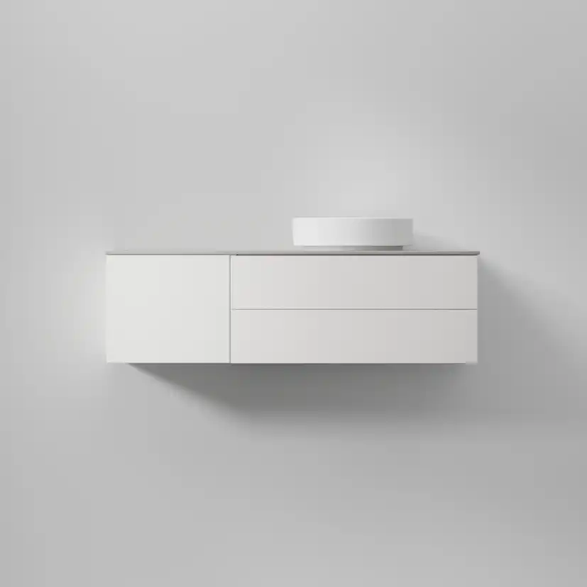 AIR Solid 120 A,White,2 lådor (H), Lucka (V),1196x350x450 2 lådor (H), Lucka (V)