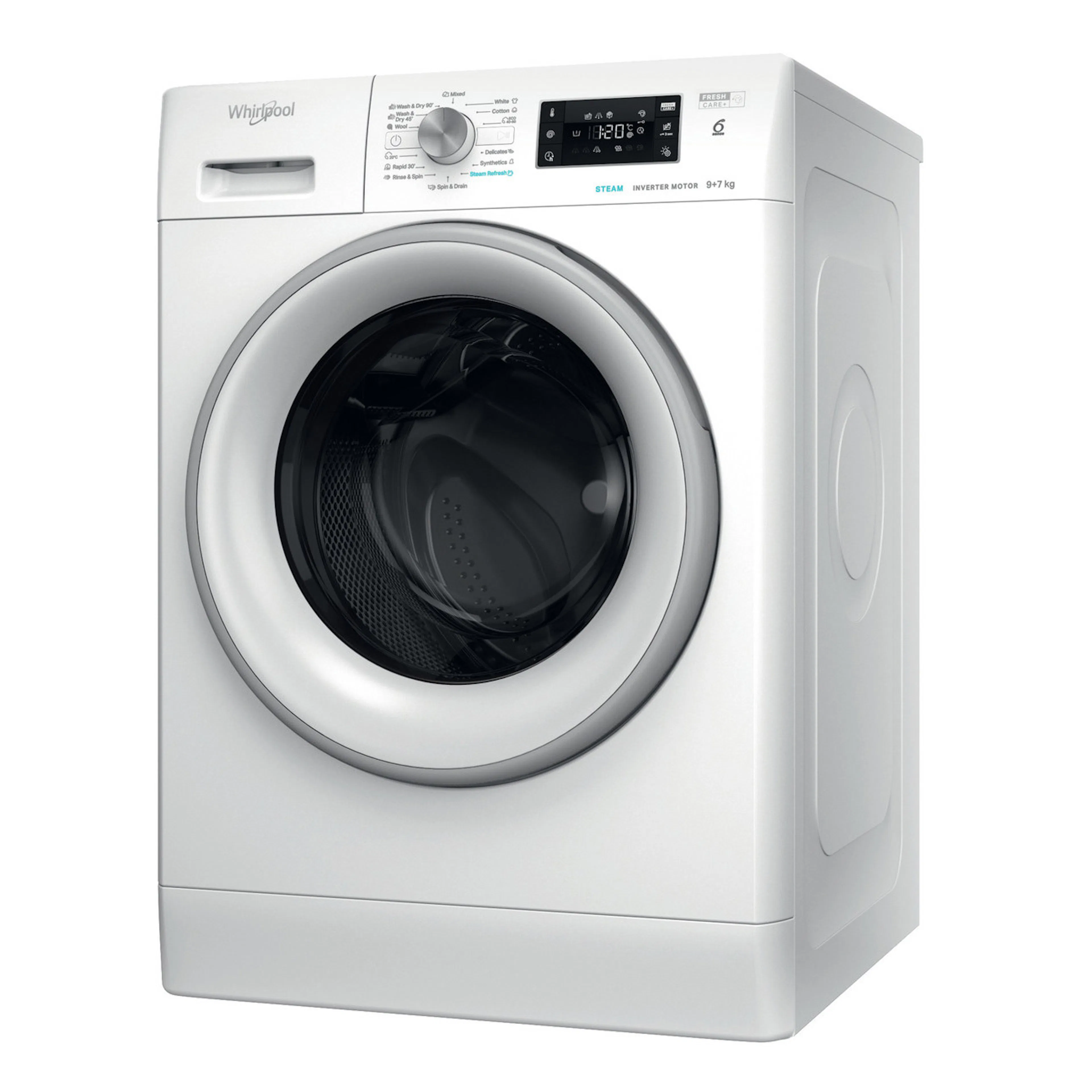 Tvätt-/Torkmaskin Whirlpool Kombi FFWDB 976258 SV EE
