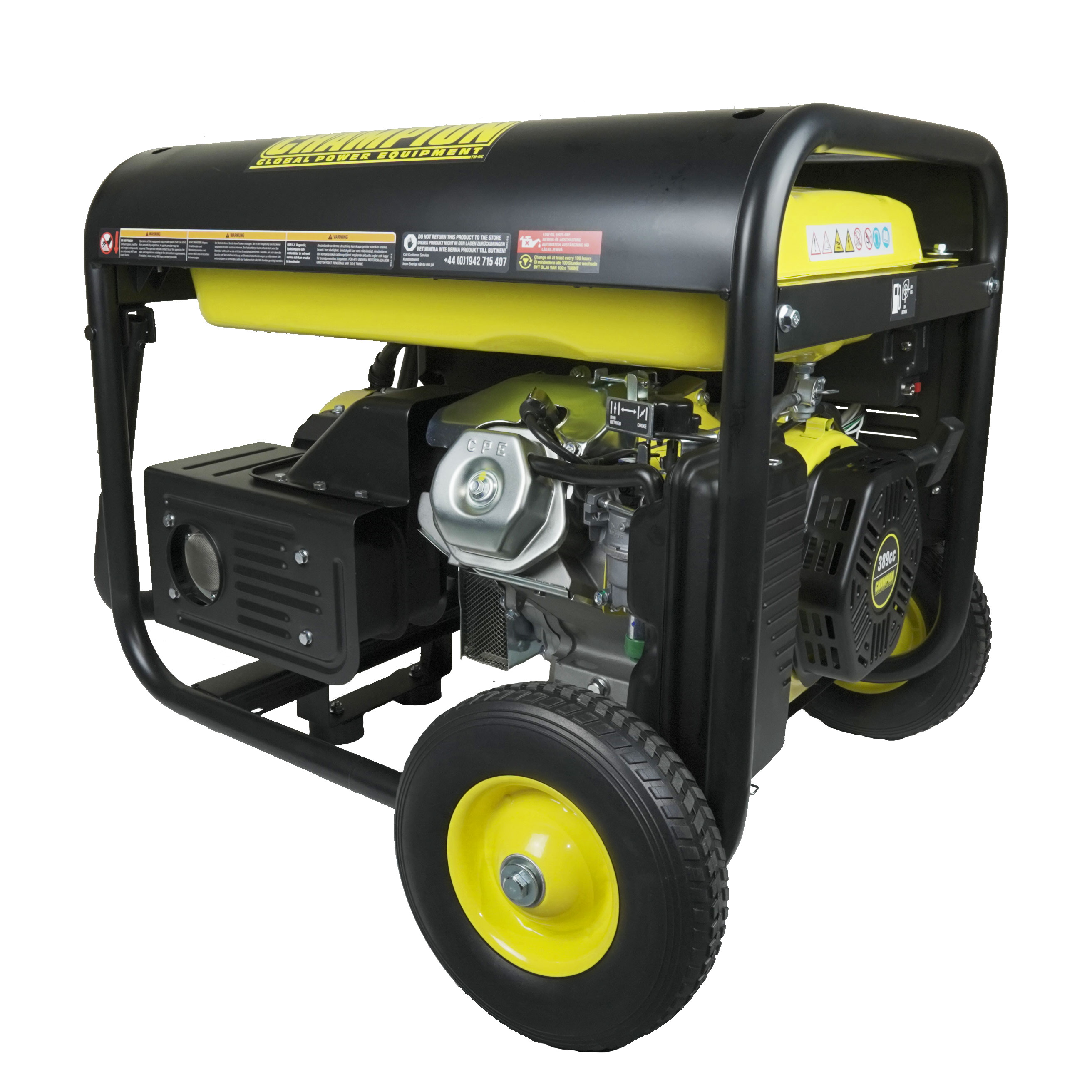 Elverk Champion Generators CPG6500E2 5,5kW 1-fas bensin med fjärrstart