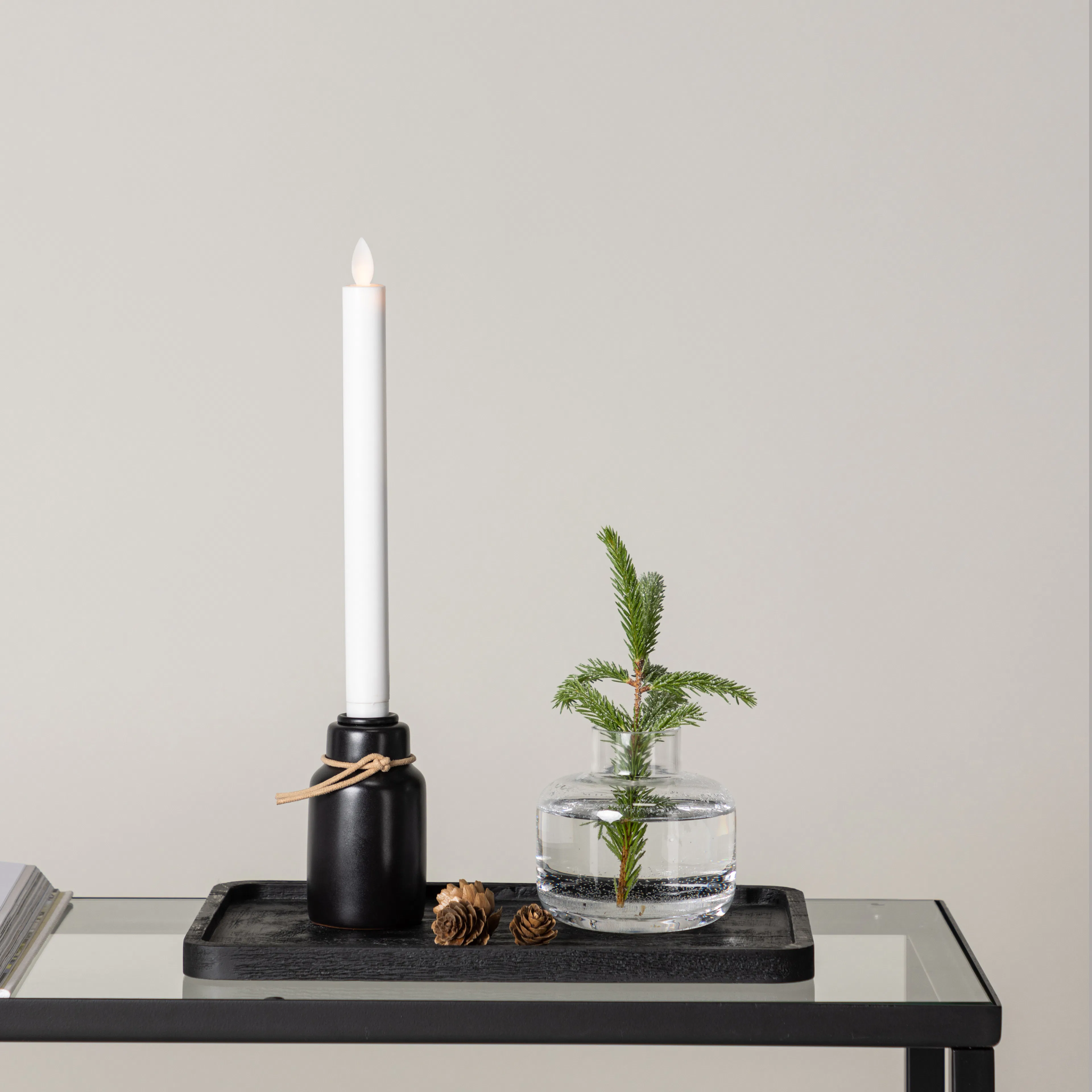 Ulricehamn Candlestick 7cm - Black  / 7 cm