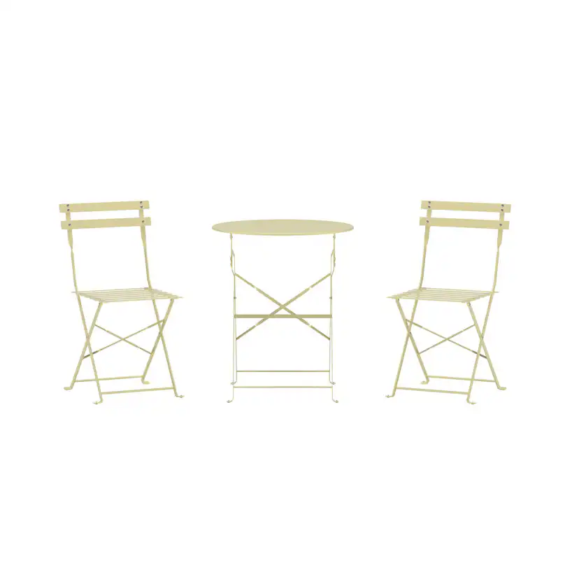 Caféset Venture Home Tao Fällbart Set med 2 stolar och 1 bord