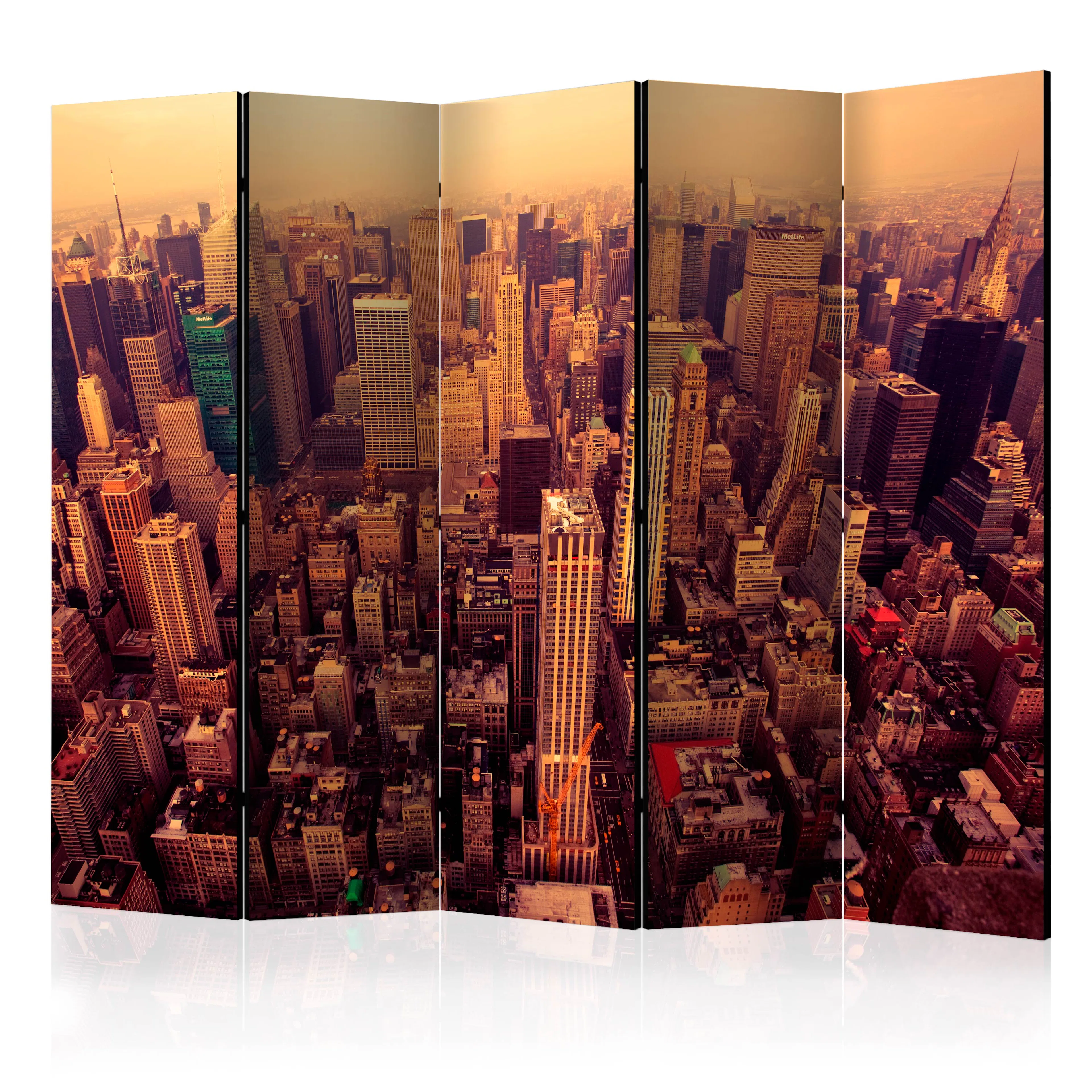 Rumsavdelare Skärmvägg Arkiio Bird Eye View Of Manhattan New York II 225x172 cm