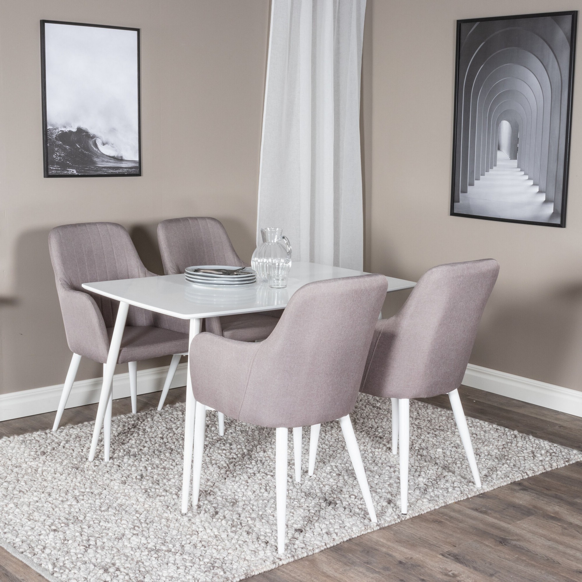 Matgrupp Venture Home Polar med 4st Comfort Stolar