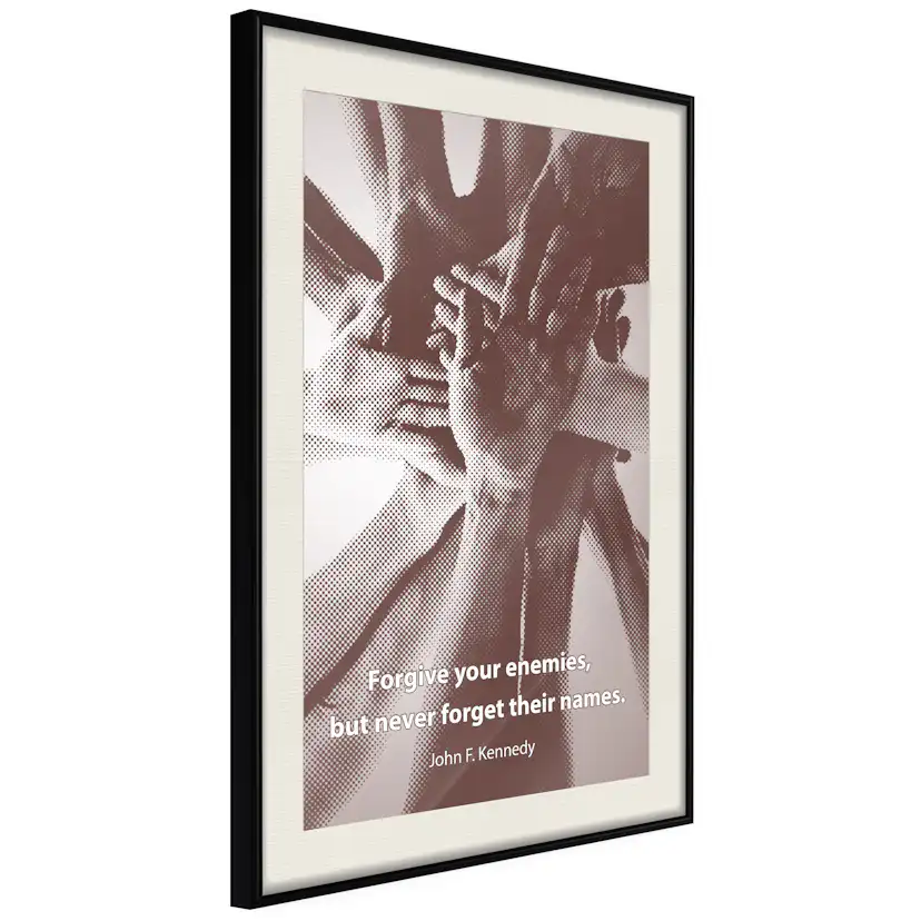 Poster Artgeist Affisch Forgive Your Enemies, But Never Forget Their Names