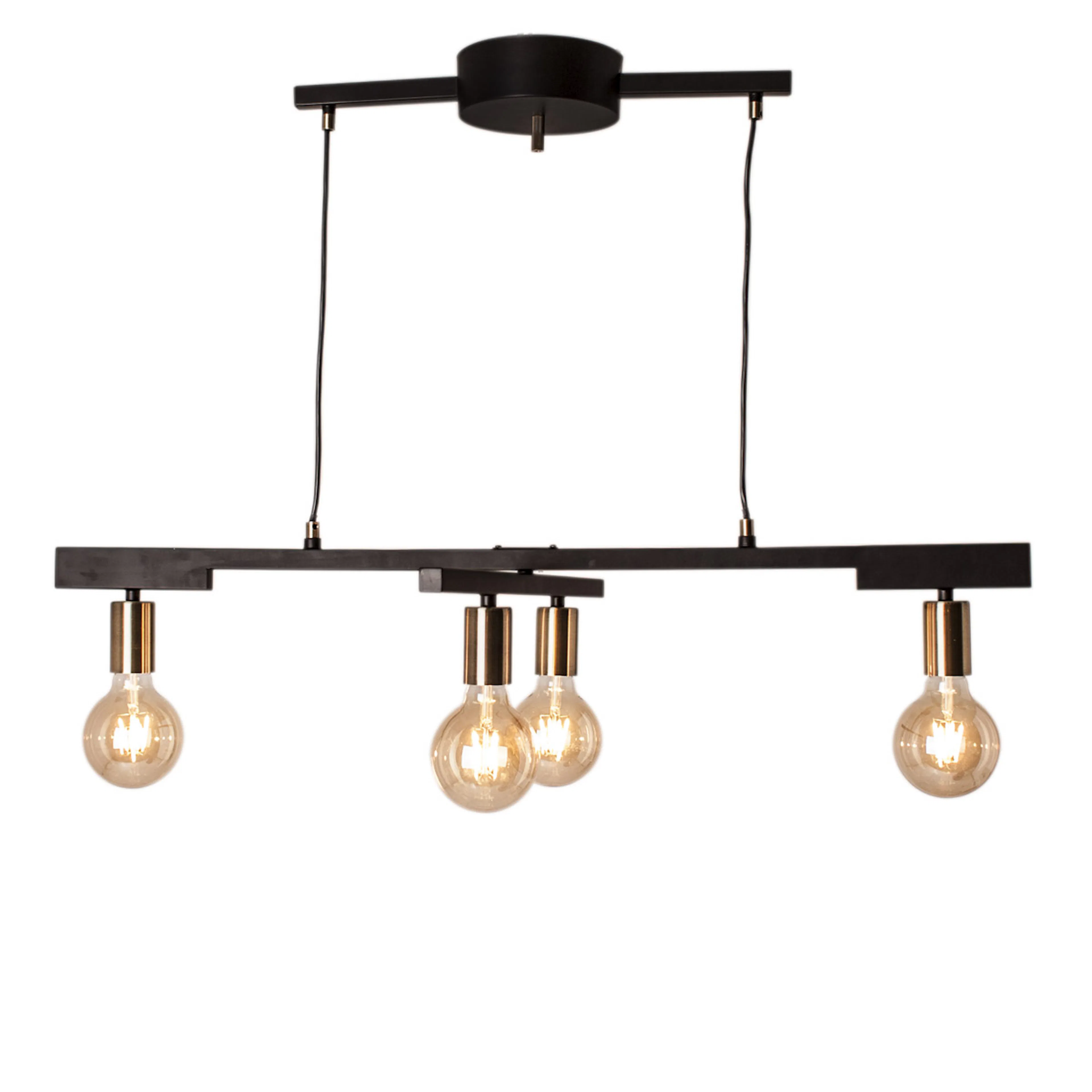 Taklampa By Rydéns Zeona 4-lite Svart Matt