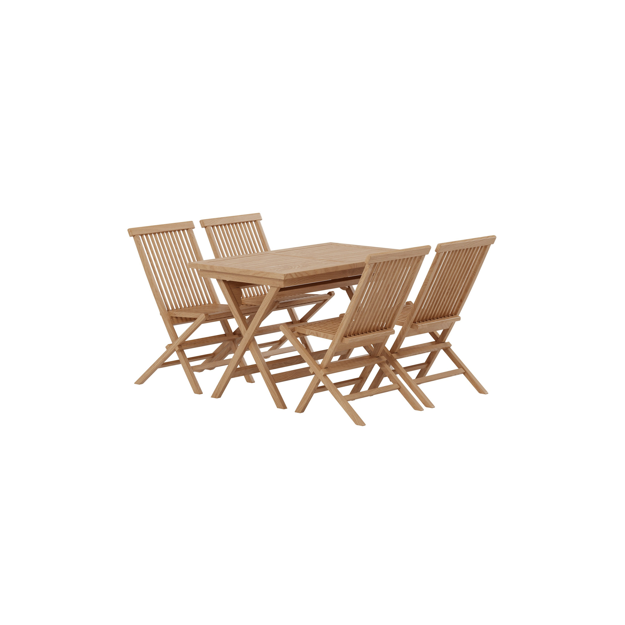 Matgrupp Utomhus Venture Home Kenya 70x120 cm med 4 st Kenya Trädgårdsstolar